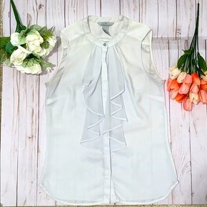 $5 LABOR DAY SALE ❤️ H&M Sleeveless Ruffled Blouse Size 2